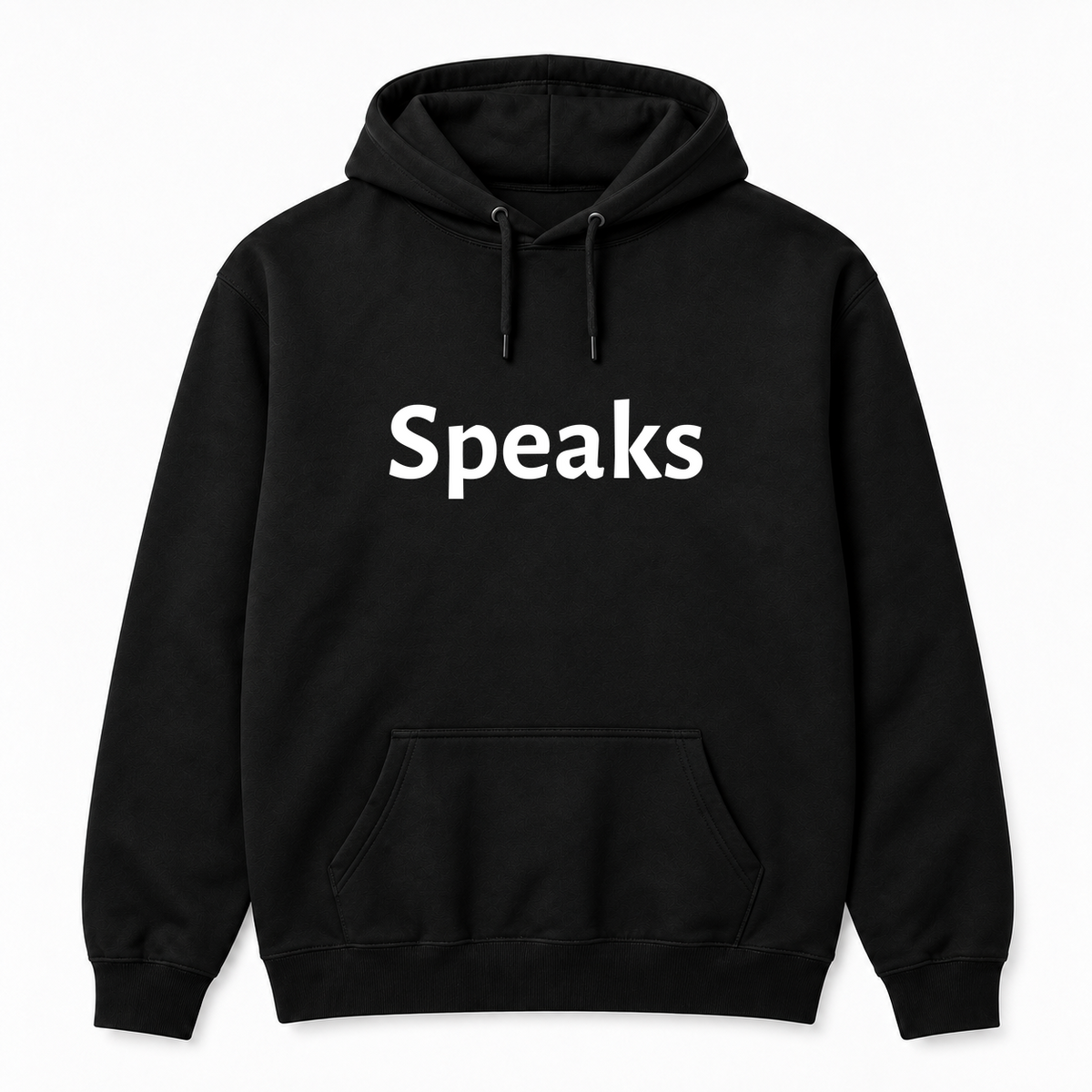 Speaks Hoodie in black