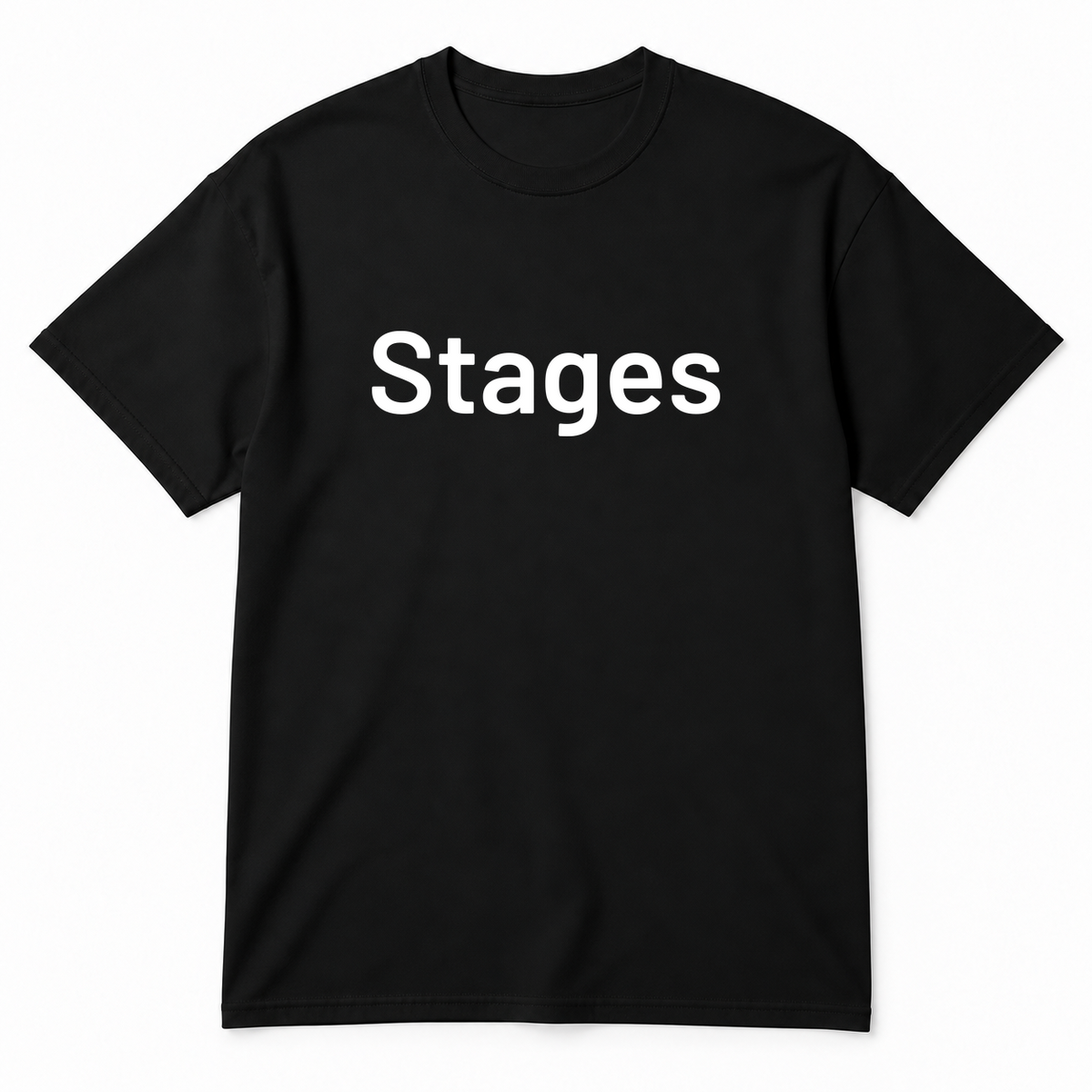 Stages T-Shirt in black