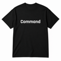 Command T-Shirt in black