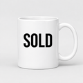 Sold Mug in white