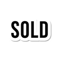 Sold die-cut sticker