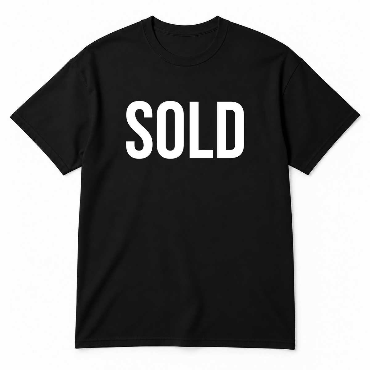 Sold T-Shirt in black