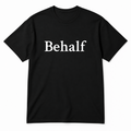 Behalf T-Shirt in black