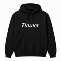 Flower Hoodie in black