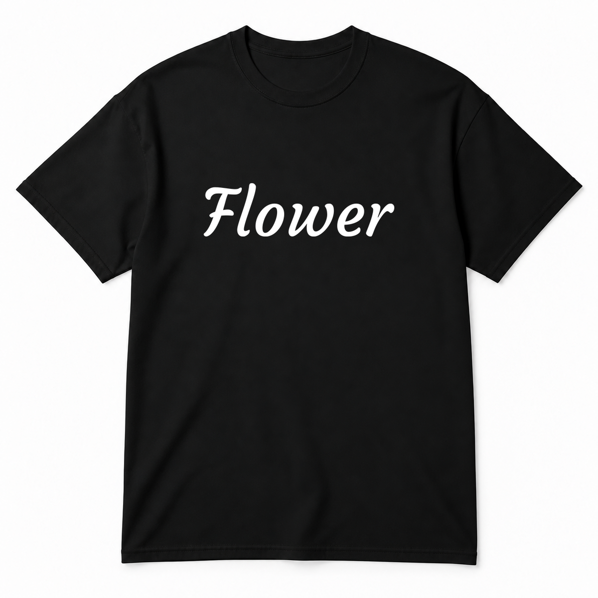 Flower T-Shirt in black