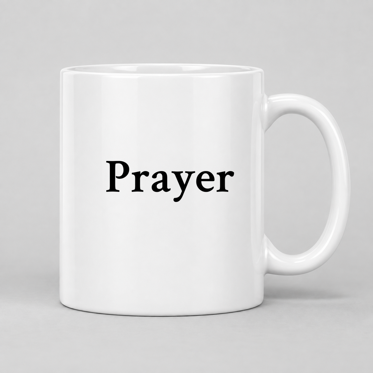 Prayer Mug in white