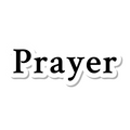 Prayer die-cut sticker