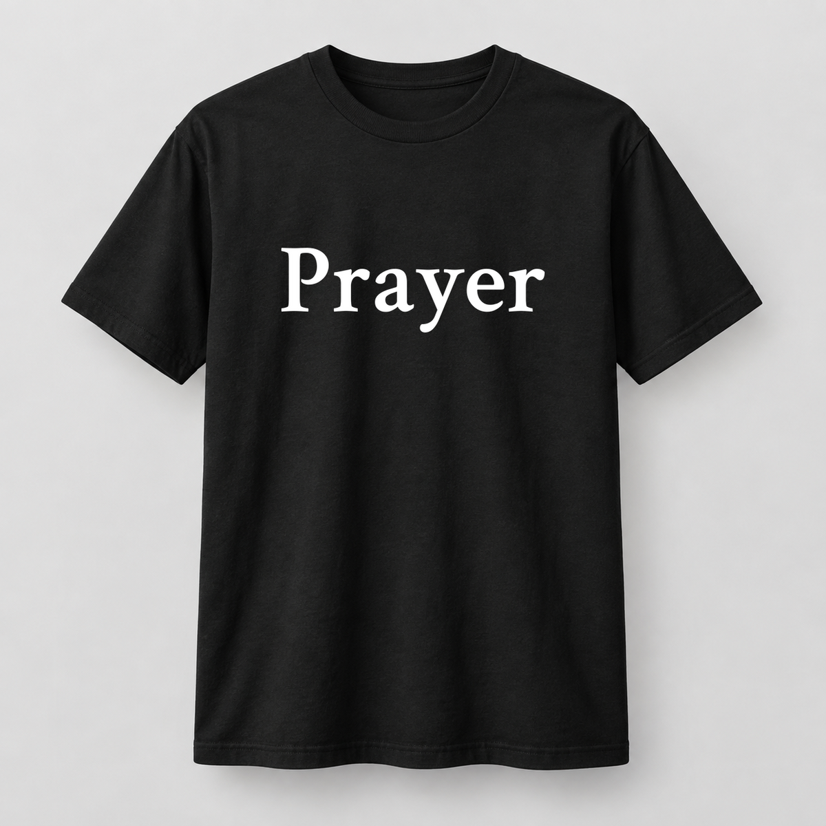 Prayer T-Shirt in black