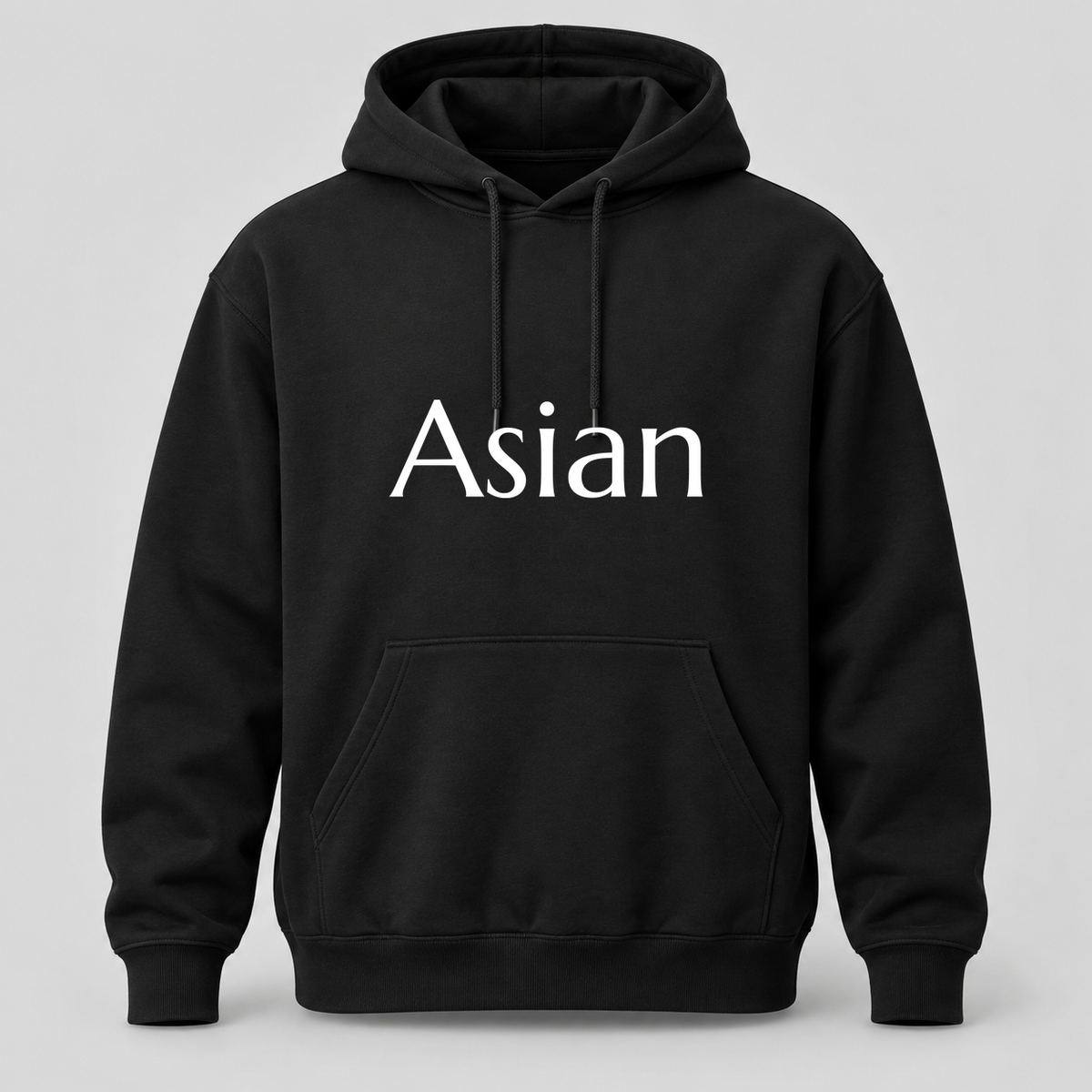 Asian Hoodie in black