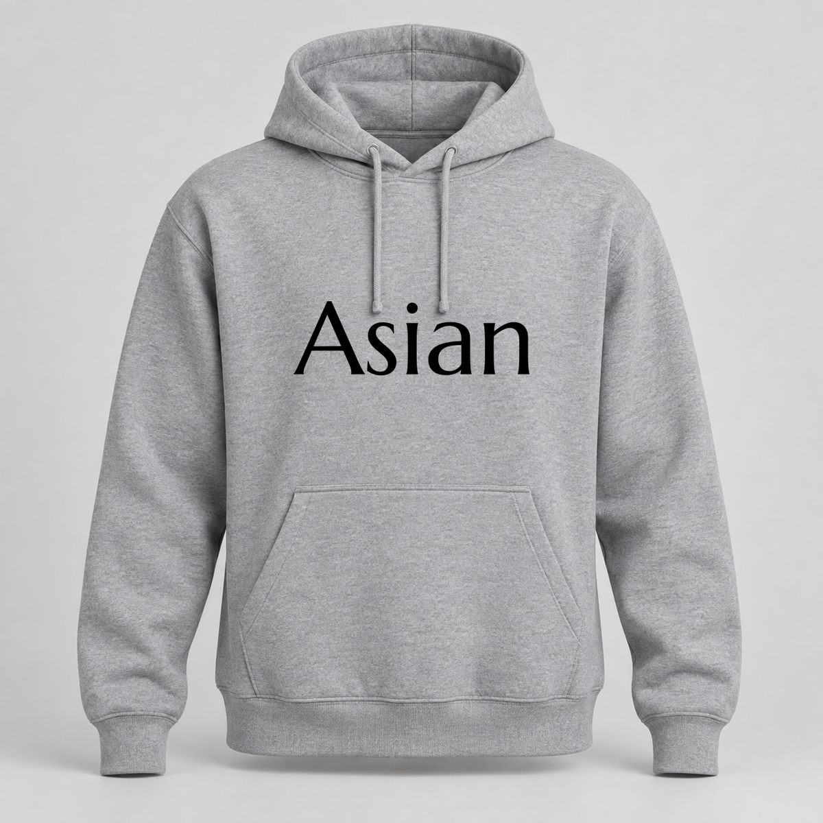 Asian Hoodie in gray