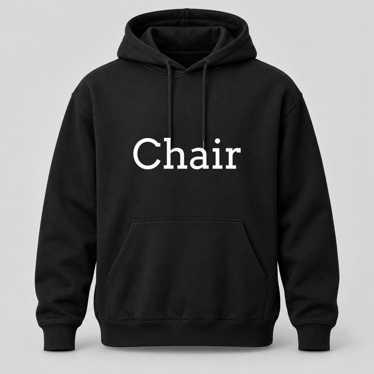 Chair Hoodie in black