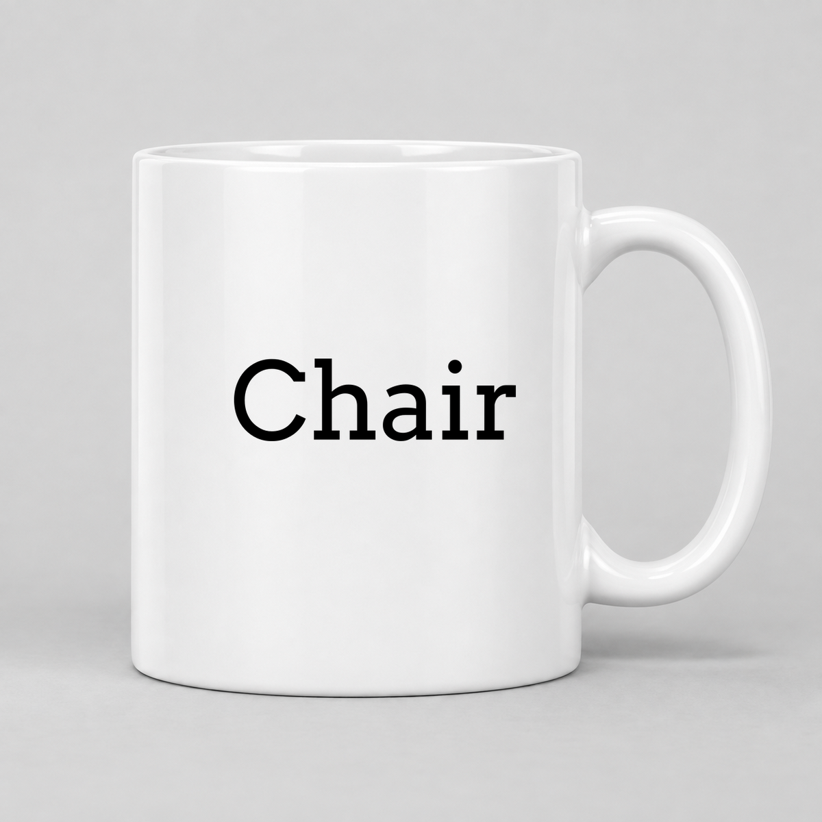 Chair Mug in white