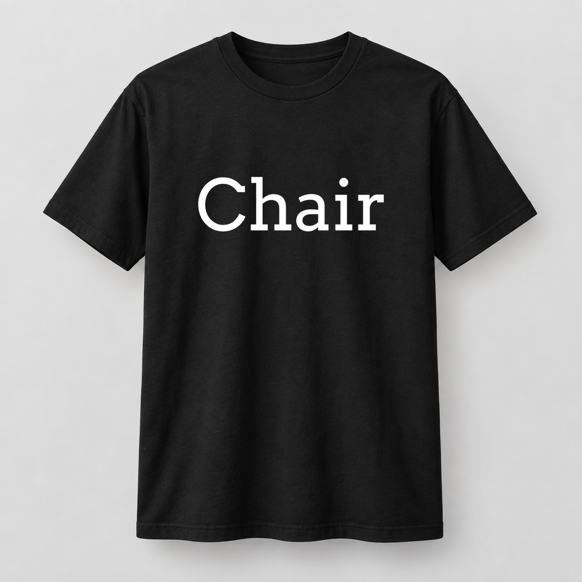 Chair T-Shirt in black
