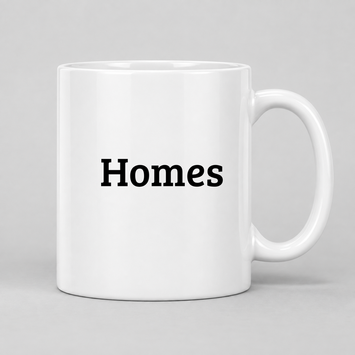 Homes Mug in white