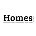Homes die-cut sticker