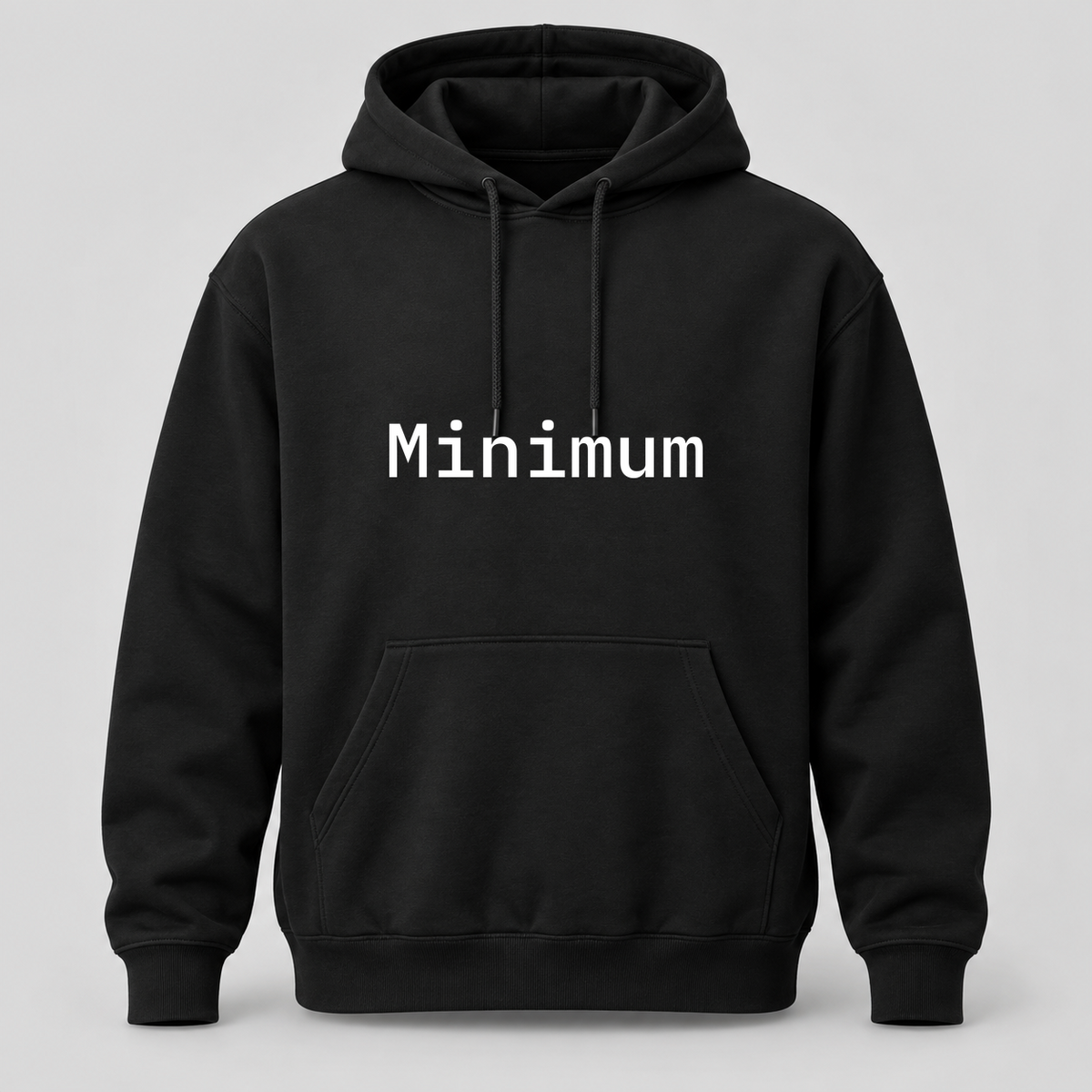 Minimum Hoodie in black