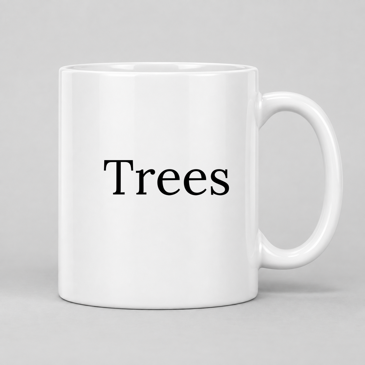 Trees Mug in white