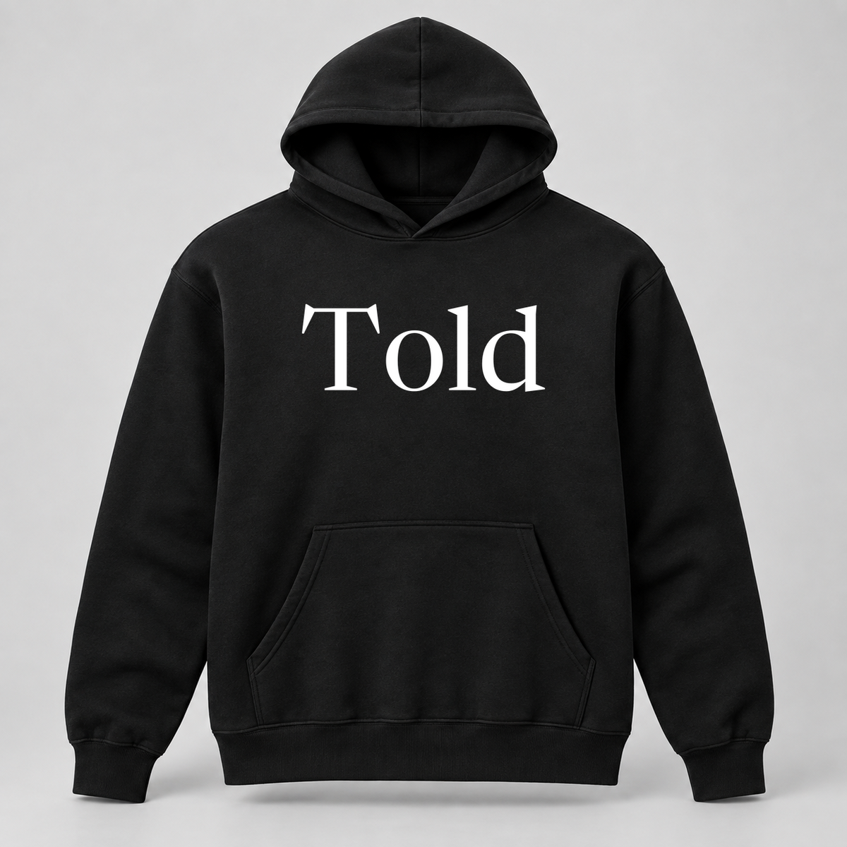 Told Hoodie in black