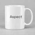 Aspect Mug in white