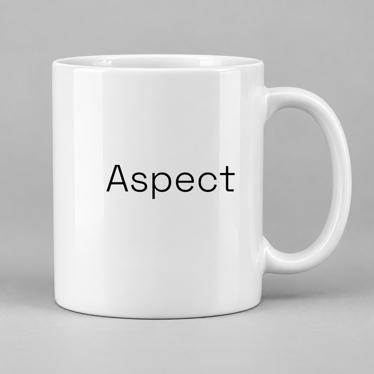 Aspect Mug in white