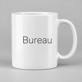 Bureau Mug in white