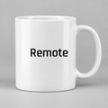 Remote Mug in white