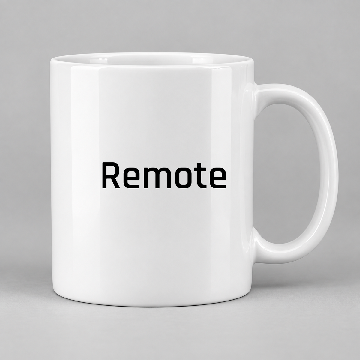 Remote Mug in white