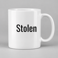 Stolen Mug in white