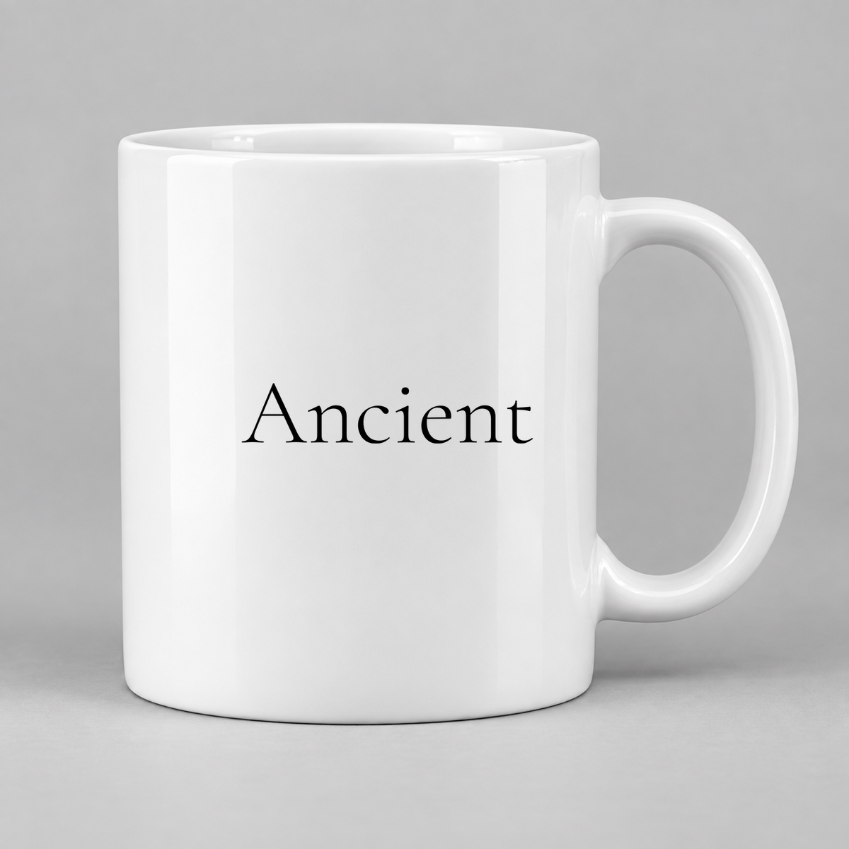 Ancient Mug in white