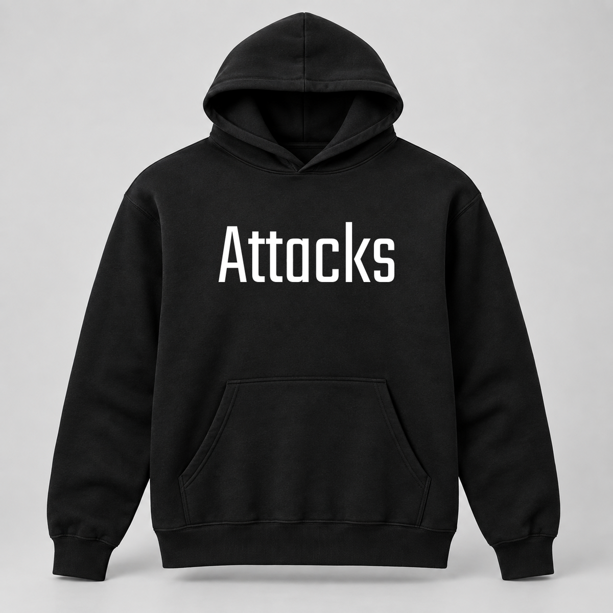 Attacks Hoodie in black