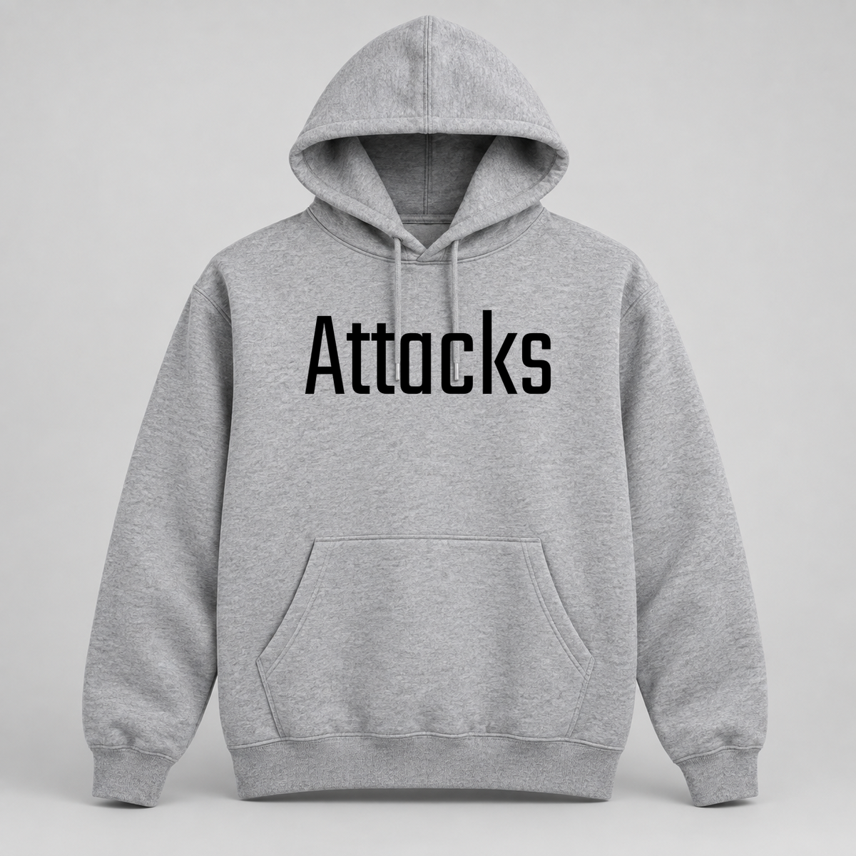 Attacks Hoodie in gray