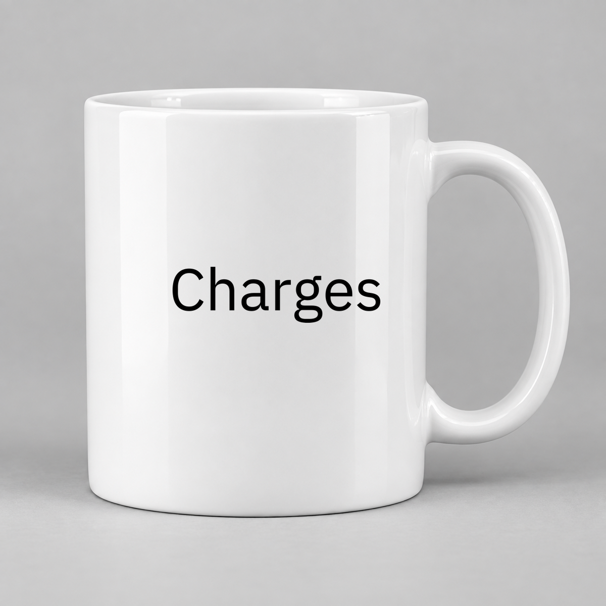 Charges Mug in white