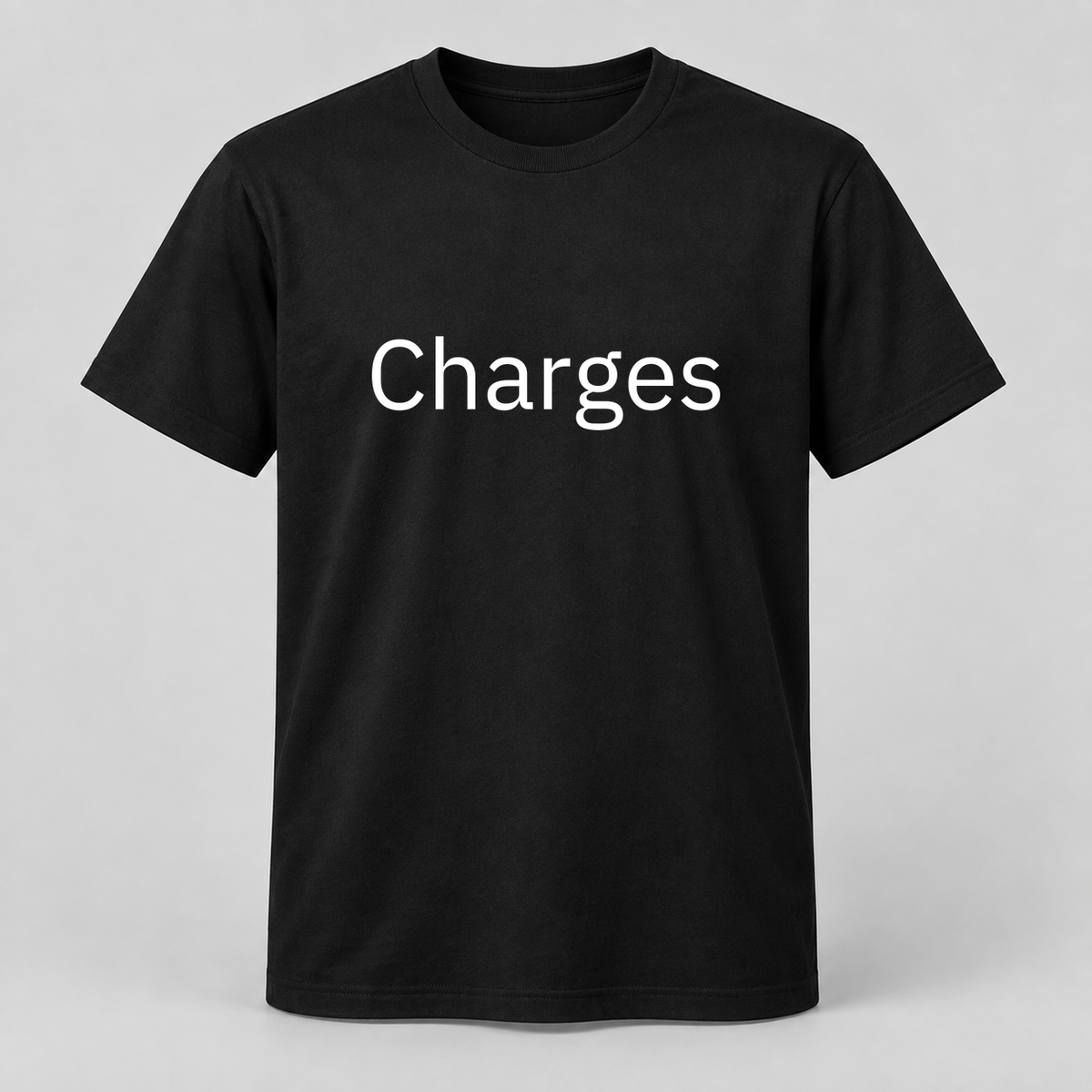 Charges T-Shirt in black