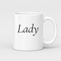 Lady Mug in white