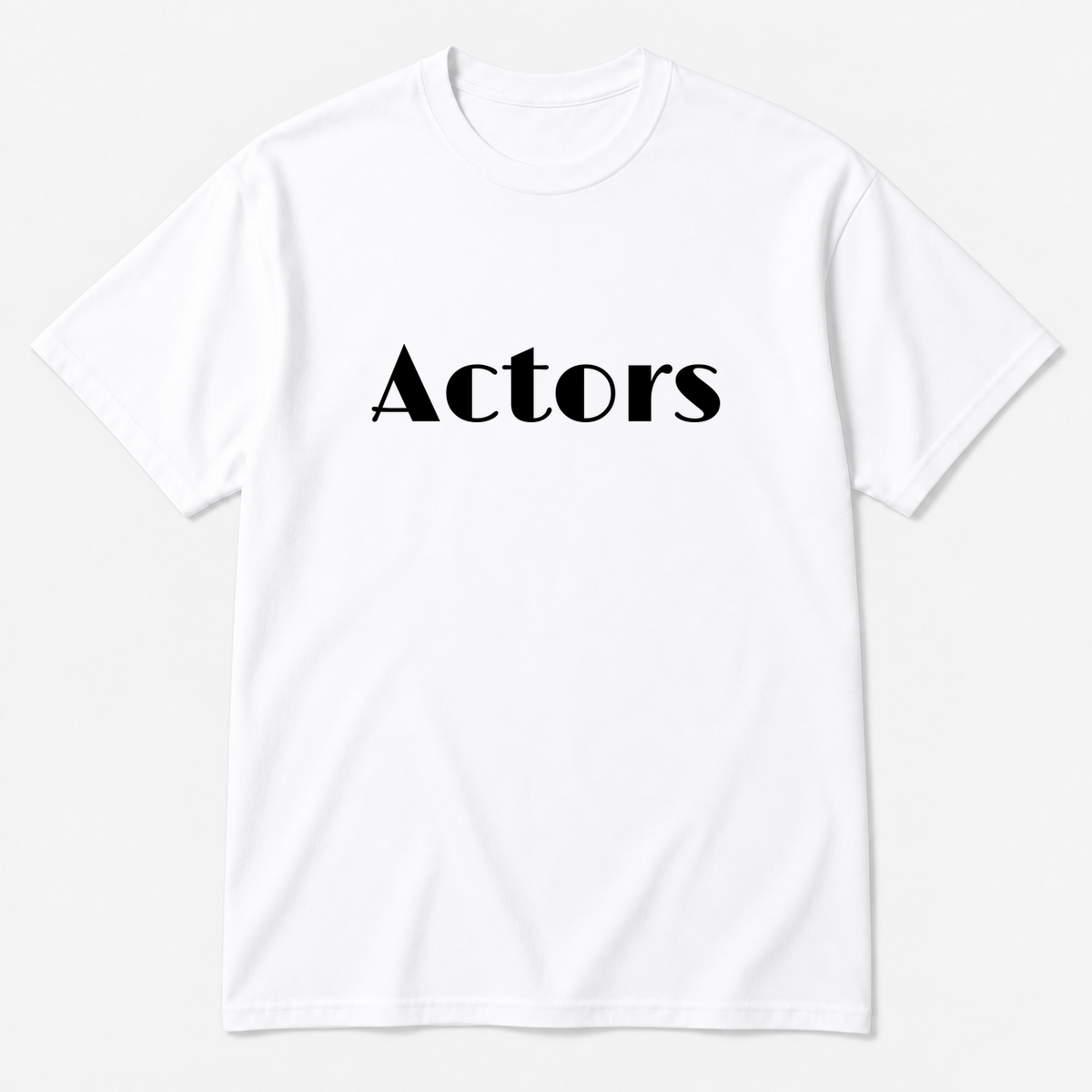 Actors T-Shirt in white