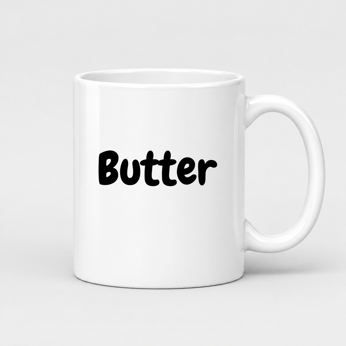 Butter Mug in white