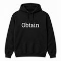 Obtain Hoodie in black