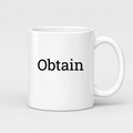 Obtain Mug in white