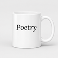 Poetry Mug in white