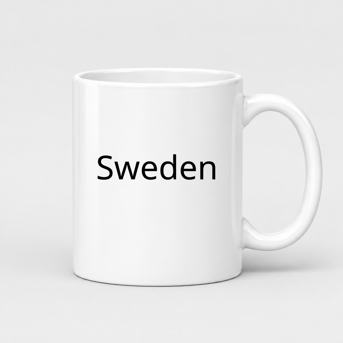 Sweden Mug in white