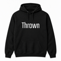 Thrown Hoodie in black