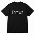 Thrown T-Shirt in black