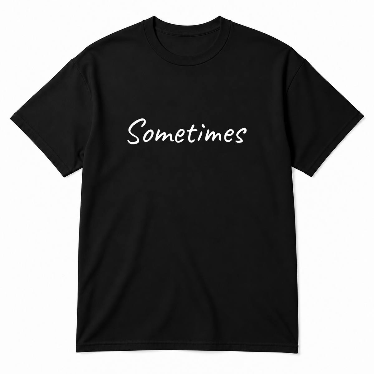 Sometimes T-Shirt in black