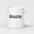 Route Mug in white