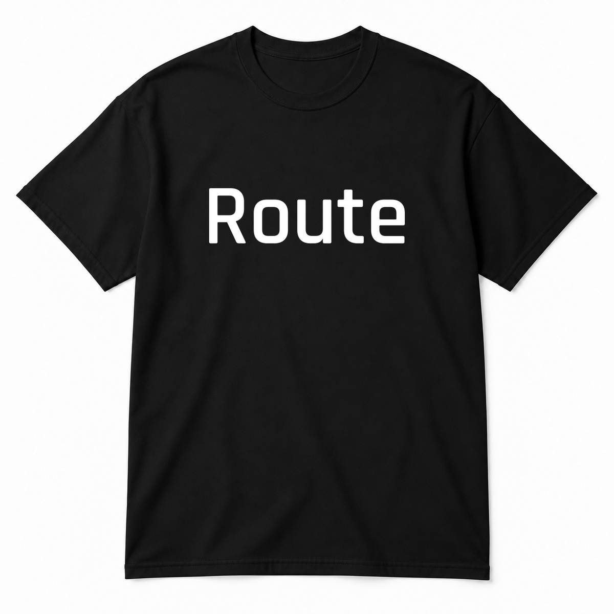 Route T-Shirt in black