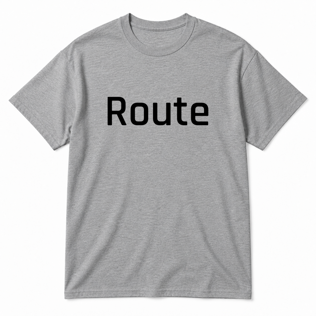 Route T-Shirt in gray