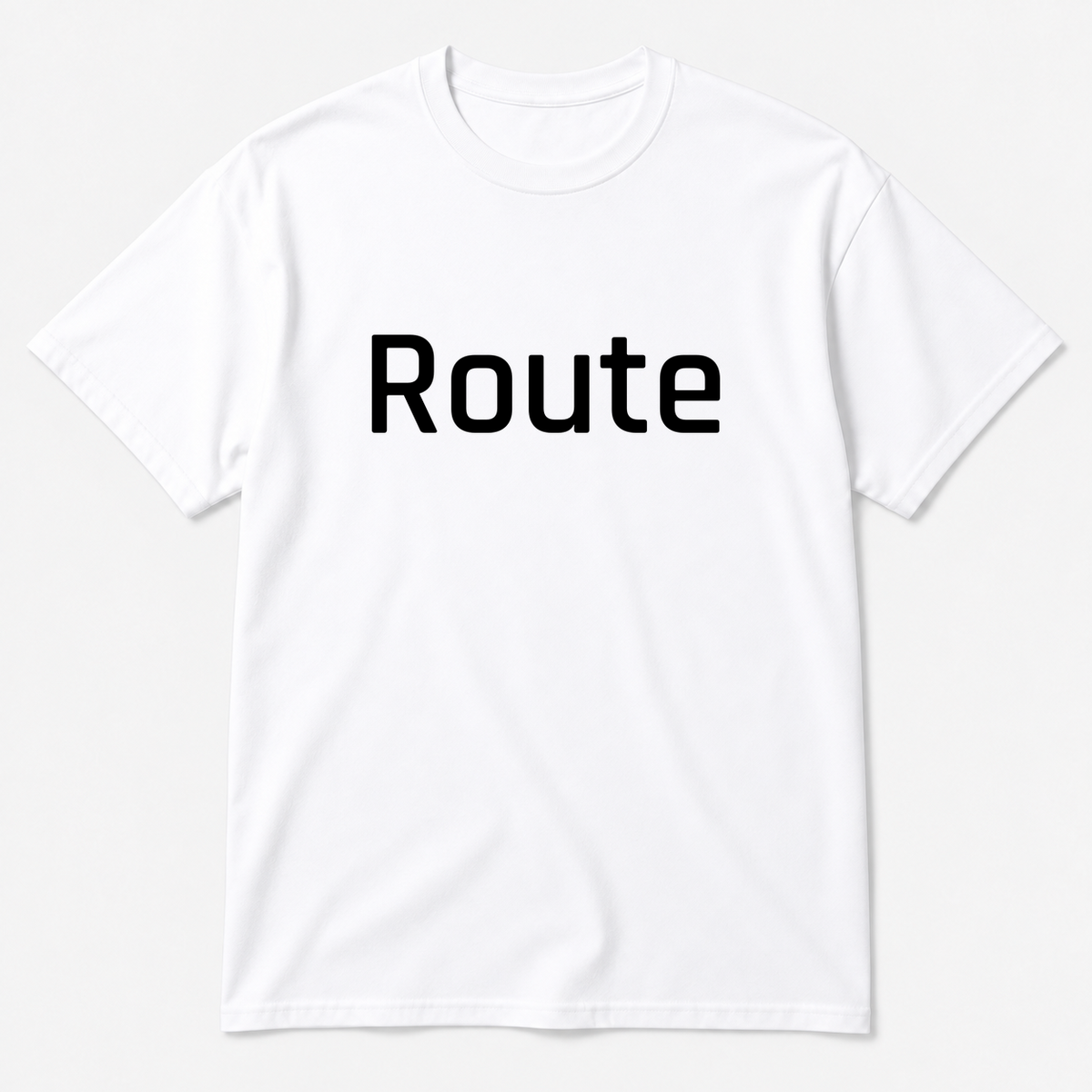 Route T-Shirt in white