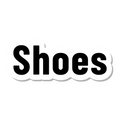 Shoes die-cut sticker