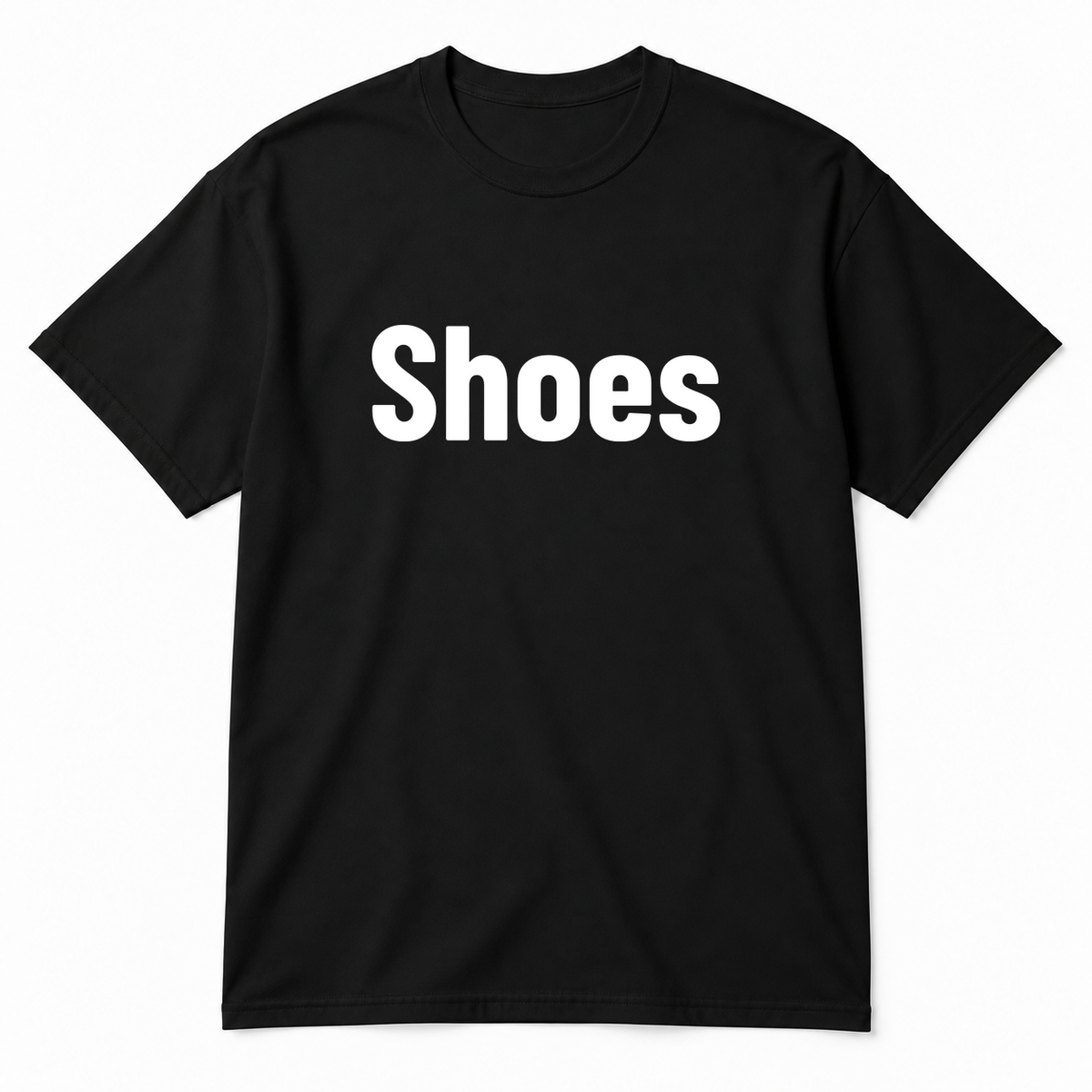 Shoes T-Shirt in black