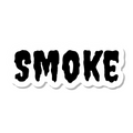 Smoke die-cut sticker